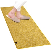PLYS base プリスベイス キッチンマット 約縦45cm×横120cm×高さ0.6cm イエロー