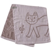 おかべてつろう Ag+キッチンタオル 約縦34cm×横80cm ピンク