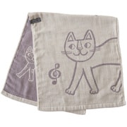 おかべてつろう Ag+キッチンタオル 約縦34cm×横80cm ベージュ