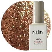 Naility! カラージェル ボトル(筆付き)タイプ B1206 セピアグリッター 017679