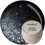 Naility! カラージェル コンテナタイプ C1003 グリッターブラック 017629