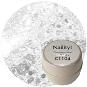 Naility! カラージェル コンテナタイプ C1104 シャンパンシルバー 017642