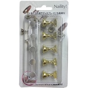 Nailty! ネイルチップスタンド マグネットタイプ ゴールド 012126