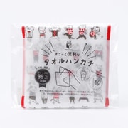 PB-2211173139 [NEKONOBA すごーく便利なタオルハンカチ ボーダー ゆかいなネコたち]