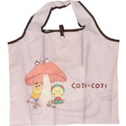 キャラクター ショッピングエコバッグ ブラウン CJ1121