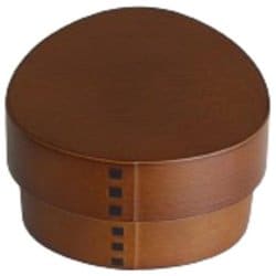 わっぱ おにぎりケース 茶 M18216-3