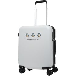 ポケモン スーツケース ピクセルアート 旅行目安日数：3～4泊 37L 拡張時43L 機内持ち込みサイズ 預け入れ無料 TSロック カビゴン ホワイト PK-0894-46