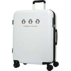 ポケモン スーツケース ピクセルアート 旅行目安日数：5～6泊 59L 拡張時68L 預け入れ無料 TSロック カビゴン ホワイト PK-0894-56