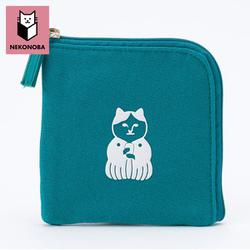 PB-2211173192 [NEKONOBA ぷくぷくプリント コインケース ねこ茶商]