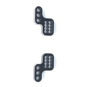 SGX-77BK 4mm ピッチステー オフセット2 ブラック [ラジコン用パーツ]