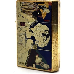 オイルライター 相撲絵 UKIYOE