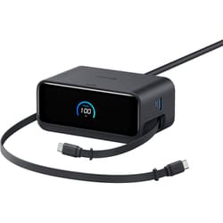 Anker Nano Charging Station 7-in-1 100W 巻取り式 USB-Cケーブル ブラック A91C8N11