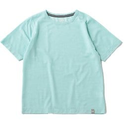 メッシュアクティブショートスリーブTシャツ ユニセックス ランニングウェア シャツ Ice Green（223） Sサイズ SNUJ10078