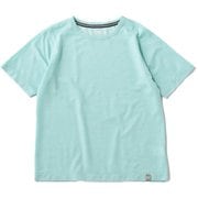 メッシュアクティブショートスリーブTシャツ ユニセックス ランニングウェア シャツ Ice Green(223) Sサイズ SNUJ10078