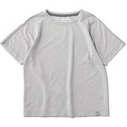 メッシュアクティブショートスリーブTシャツ ユニセックス ランニングウェア シャツ Pearl Grey(227) Mサイズ SNUJ10078