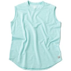 メッシュアクティブスリーブレス ユニセックス ランニングウェア シャツ Ice Green（223） Mサイズ SNUJ10100