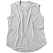 メッシュアクティブスリーブレス ユニセックス ランニングウェア シャツ Pearl Grey(227) Mサイズ SNUJ10100