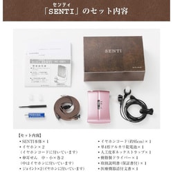 「ポケット型補SENTI HC-001 ダスティピンク イヤフォン Amazon | アイシンヘルスケア SENTI（センティ） プレゼント