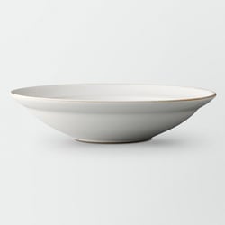 TABLEWARE（テーブルウェア） Shallow Bowl - Rim（シャロウボウル リム） 24.5cm 乳白 TWSBR24-WH