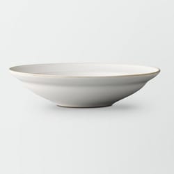 TABLEWARE（テーブルウェア） Shallow Bowl - Rim（シャロウボウル リム） 21.5cm 乳白 TWSBR21-WH