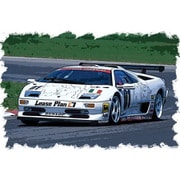 EM785F 1/43 Lamborghini Diablo SVR Racing 1996 ホワイト/ランボルギーニロゴ [レジンキャストミニカー]