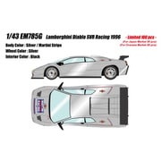 EM785G 1/43 Lamborghini Diablo SVR Racing 1996 シルバー/マルティニストライプ [レジンキャストミニカー]