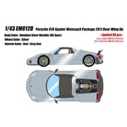 EM812D 1/43 Porsche 918 Spyder weissach package 2011 Rear Wing up ロジウムシルバーメタリック （USスペック） [レジンキャストミニカー]