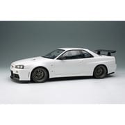EML130A 1/18 BUILT BY LEGENDS Mine's Skyline GT-R（BNR34） シラナミホワイト [レジンキャストミニカー]
