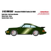 VM158J 1/43 Porsche 911（964） Turbo 3.6 1993 オークグリーンメタリック [レジンキャストミニカー]