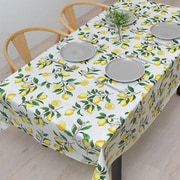 テーブルクロス (140cm×210cm) ラミネートタイプ シトラスレモン W4801820