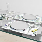 ランチョンマット 2枚セット 綿100%(30cm×45cm) リバーシブルタイプ ボタニカルガーデン W3100600