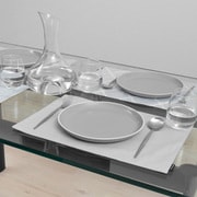 ランチョンマット 2枚セット 綿100%(30cm×45cm) リバーシブルタイプ 無地オックス・フロストグレイ W3103000