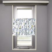 カフェカーテン 綿100% (47cm×142cm) スタンダードタイプ ボタニカルガーデン W3900620