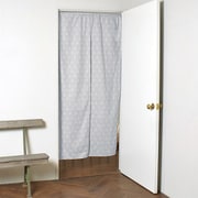間仕切りカーテン・のれん (86cm×180cm) シルバーライト W3801210