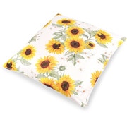 座布団カバー (55cm×59cm) 2枚セット ソレイユ サンフラワー W3404200