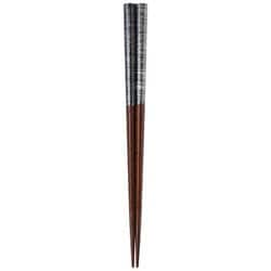 男の箸 太口八角かすみ 23.5cm 箸 食洗機可 日本製 太めの箸 G-64442