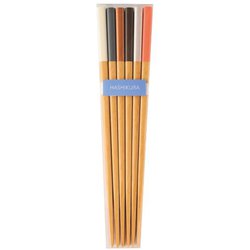 客用箸 白木塗分 6膳セット 日本製 HMT-008-14