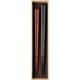 七角箸 黒檀・サティーネペア桐箱入 23.5/22cm 箸 漆塗 日本製 ギフトセット S-12196