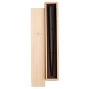 太口五角拭漆黒檀 桐箱入 箸 23.5cm 日本製 漆塗 太めの箸 ギフトセット G-64542