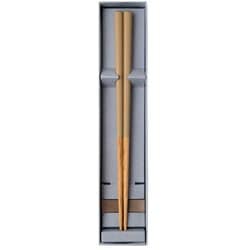 HASHIKURA SEASON 01 浜色 オーク 八角 箸 22.5cm 箸置付 食洗機可 日本製 ギフトセット G-81044