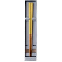 HASHIKURA SEASON 01 月色 オーク 八角 箸 22.5cm 箸置付 食洗機可 日本製 ギフトセット G-81118