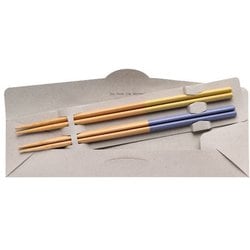HASHIKURA SEASON 01 菜箸 ペアギフトセット 月色×雨色 30cm 食洗機可 日本製 ギフトセット S-82056-7