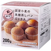 02229200 国産小麦の黒糖蒸しパンミックス 200g