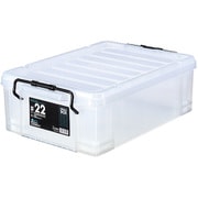 収納ボックス 22L 衣類収納 蓋つき クリア ピュアクルボックス ケース