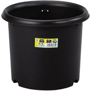 鉢 ポット 菊鉢 園芸 花 野菜 6号 3.2L ブラック