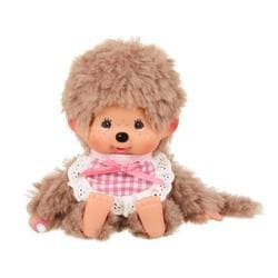 201297 モンチッチ ぬいぐるみ もこもこスウィートブラウン ピンク