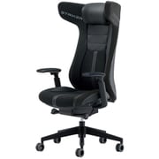 STRIKER(ストライカー) ゲーミングチェア EXタイプ ヘッドパネル(プレイヴェール)付 ブラック 完成品 受注生産品 80GCMZ PH86