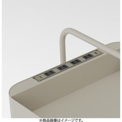 VIVANT（ヴィヴァン） カート用 コンセントユニット 電源4口 ライトグレージュ 完成品 受注生産品 8TFTC2 ZH17