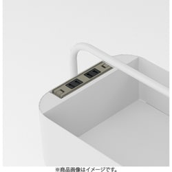 VIVANT（ヴィヴァン） ポット用 コンセントユニット 電源2口 ネオホワイト 完成品 受注生産品 8TFTP2 ZJ14
