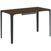 Parabel(パラベル) デスク 天板:プライズウッドダーク/脚:ブラック メラミン天板仕様 120×60cm お客様組み立て品 受注生産品 8TPD2B MHV5